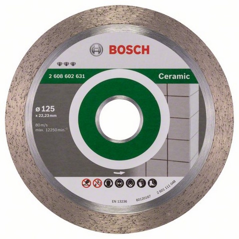 Disco diamante Bosch Professional Plus Ø125mm- Best for ceramic - Referencia 2608602631